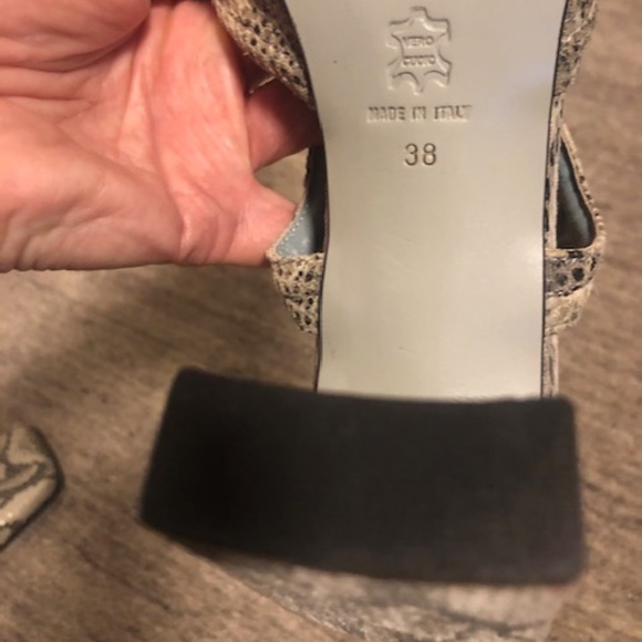 Henry Ferrera Snake Skin Shoes l SZ 38 - Picture 6 of 9